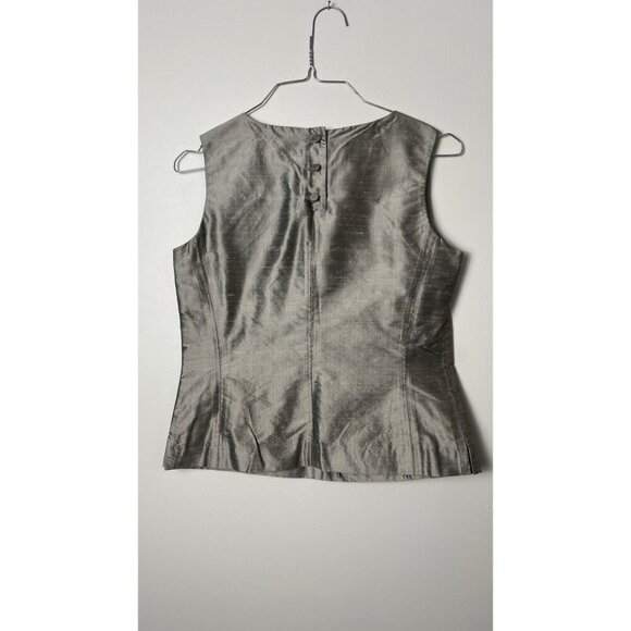 J PETERMAN COMPANY METALLIC SILK PANT TOP SET 2 - Picture 14 of 16